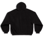 Balenciaga Outerwear Zip-up Hoodie Oversized in Black