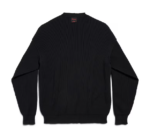 Balenciaga Stretched Crewneck Sweater in Black