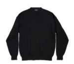Balenciaga Stretched Crewneck Sweater in Black